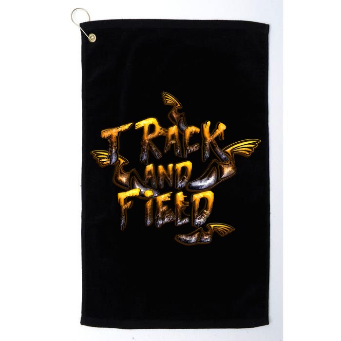 Track And Field Golf Towel