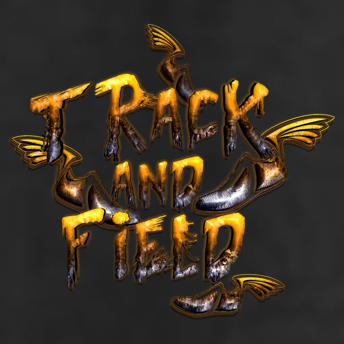 Track And Field Golf Towel