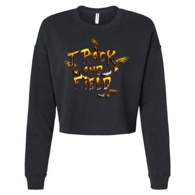 Track And Field Cropped Pullover Crew