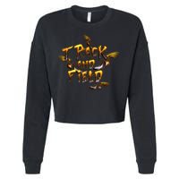 Track And Field Cropped Pullover Crew