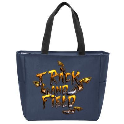 Track And Field Zip Tote Bag