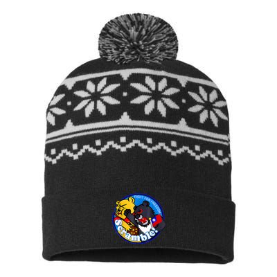 Taiwan Air Force Badge USA-Made Snowflake Beanie