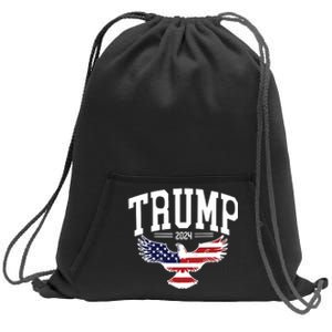 Trump American Flag Pro Trump Sweatshirt Cinch Pack Bag