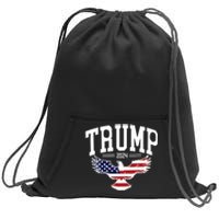 Trump American Flag Pro Trump Sweatshirt Cinch Pack Bag