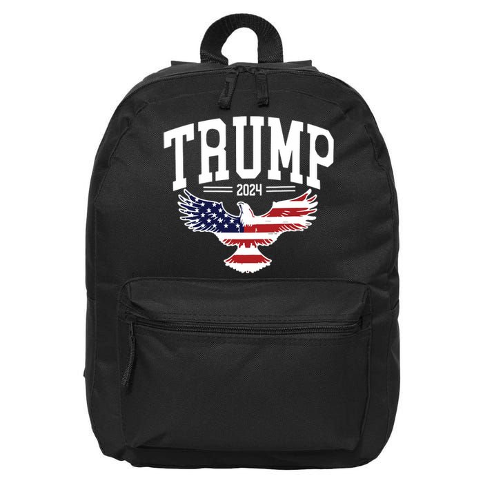 Trump American Flag Pro Trump 16 in Basic Backpack