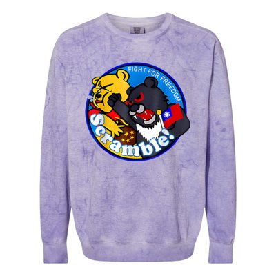 Taiwan Air Force Badge Colorblast Crewneck Sweatshirt