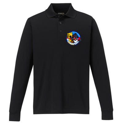 Taiwan Air Force Badge Performance Long Sleeve Polo