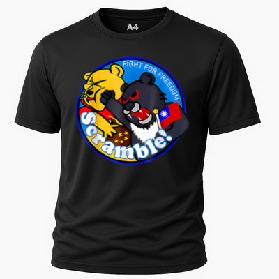 Taiwan Air Force Badge Cooling Performance Crew T-Shirt