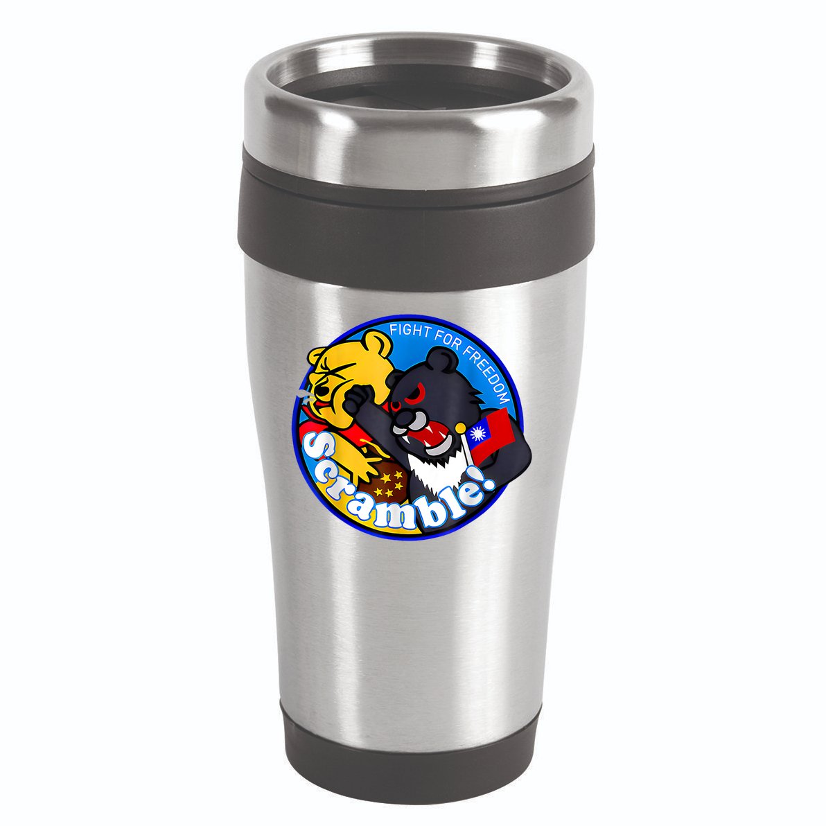 Taiwan Air Force Badge 16oz Travel Tumbler
