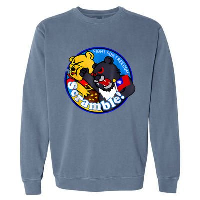 Taiwan Air Force Badge Garment-Dyed Sweatshirt