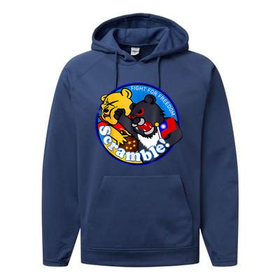 Taiwan Air Force Badge Performance Fleece Hoodie