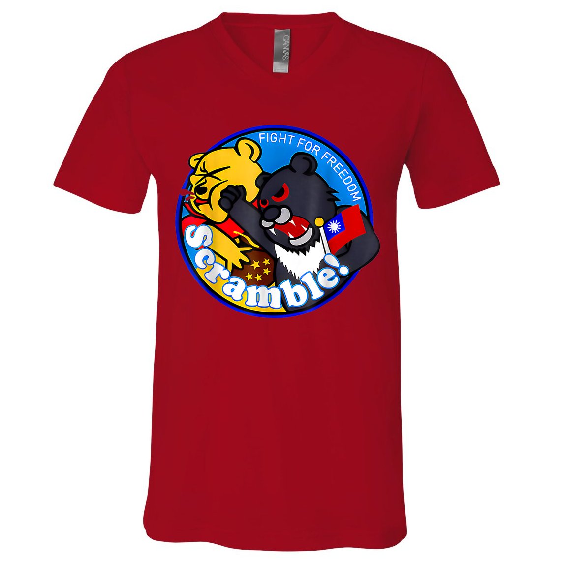 Taiwan Air Force Badge V-Neck T-Shirt