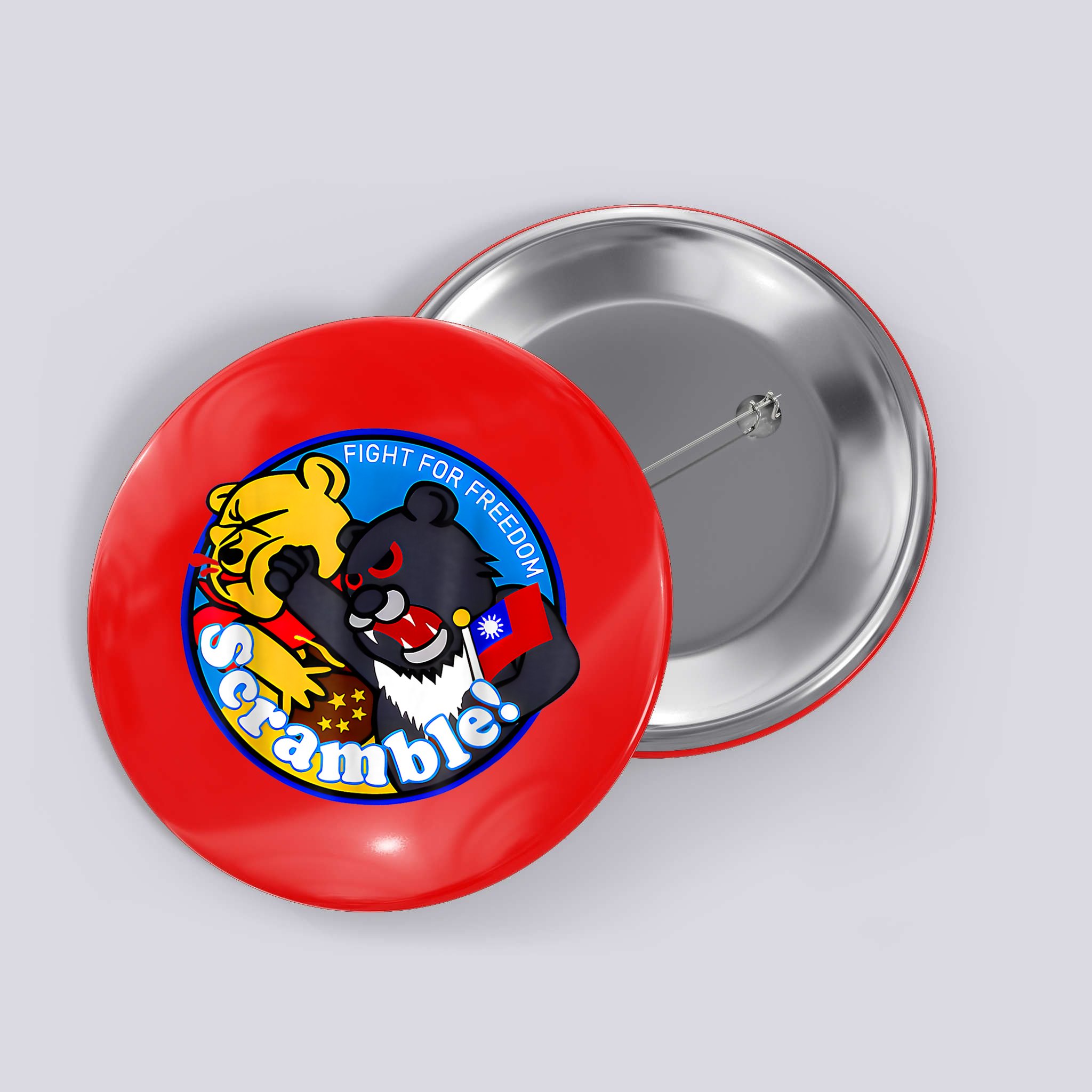 Taiwan Air Force Badge Button