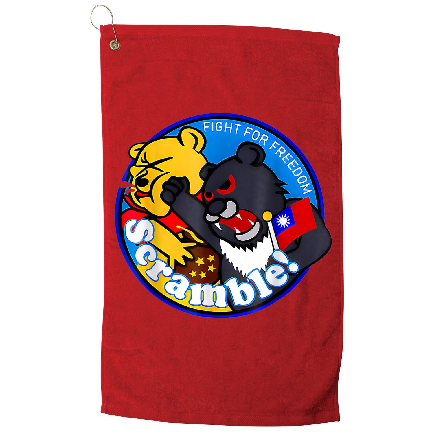 Taiwan Air Force Badge Golf Towel