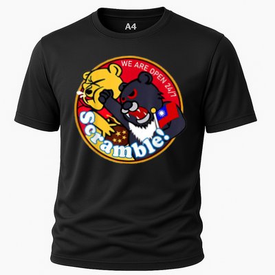 Taiwan Air Force Badge Cooling Performance Crew T-Shirt