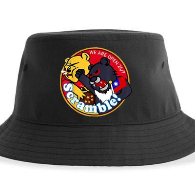 Taiwan Air Force Badge Sustainable Bucket Hat