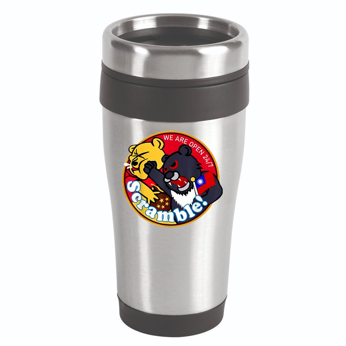 Taiwan Air Force Badge 16oz Travel Tumbler