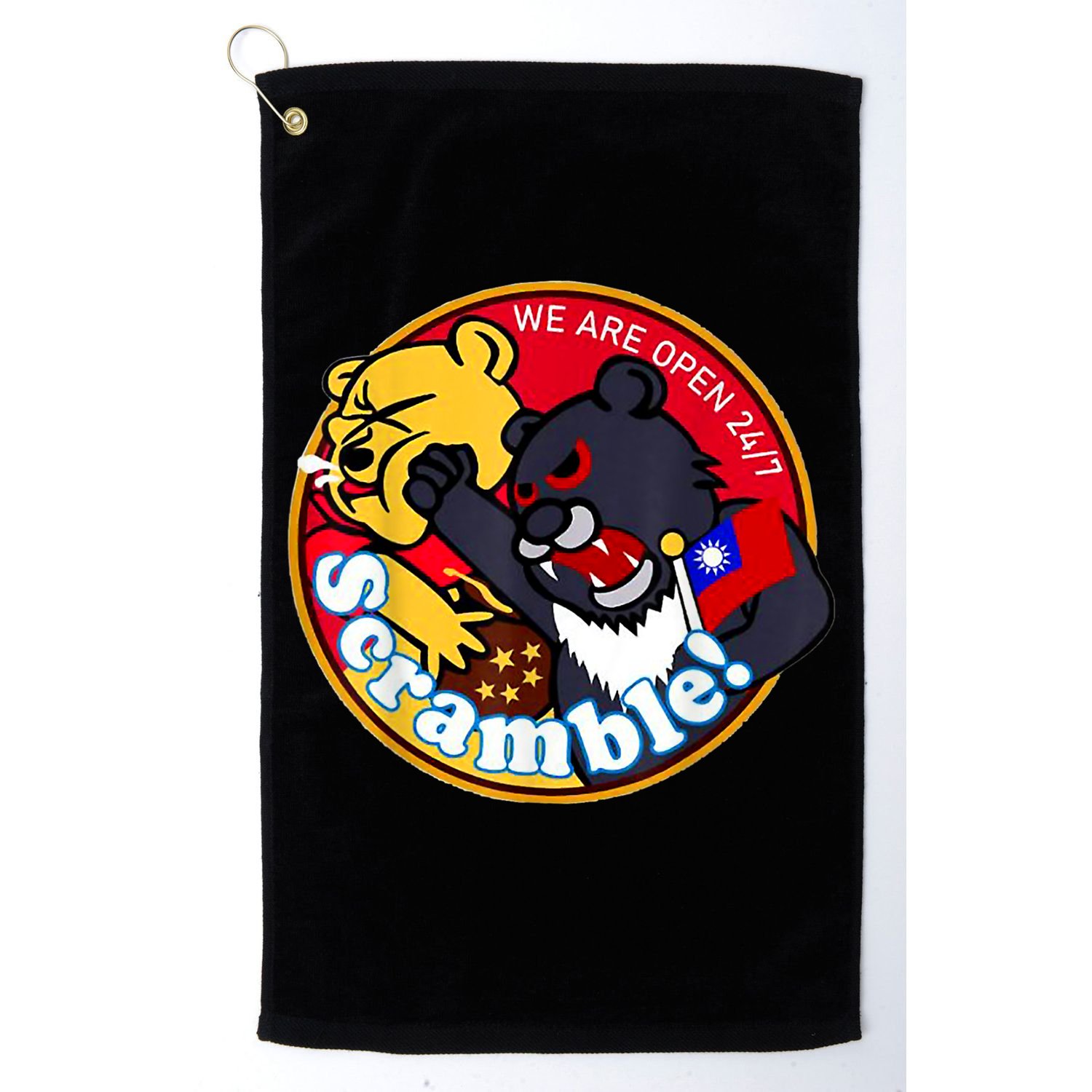 Taiwan Air Force Badge Golf Towel