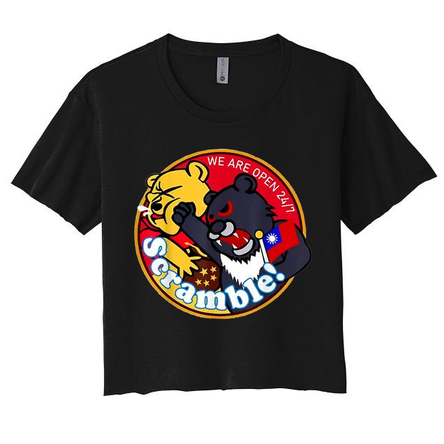 Taiwan Air Force Badge Crop Top