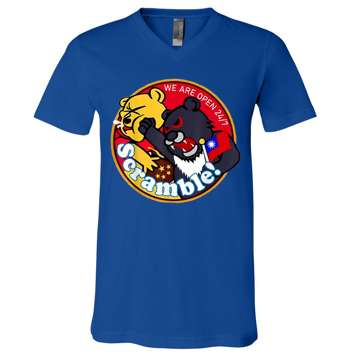 Taiwan Air Force Badge V-Neck T-Shirt