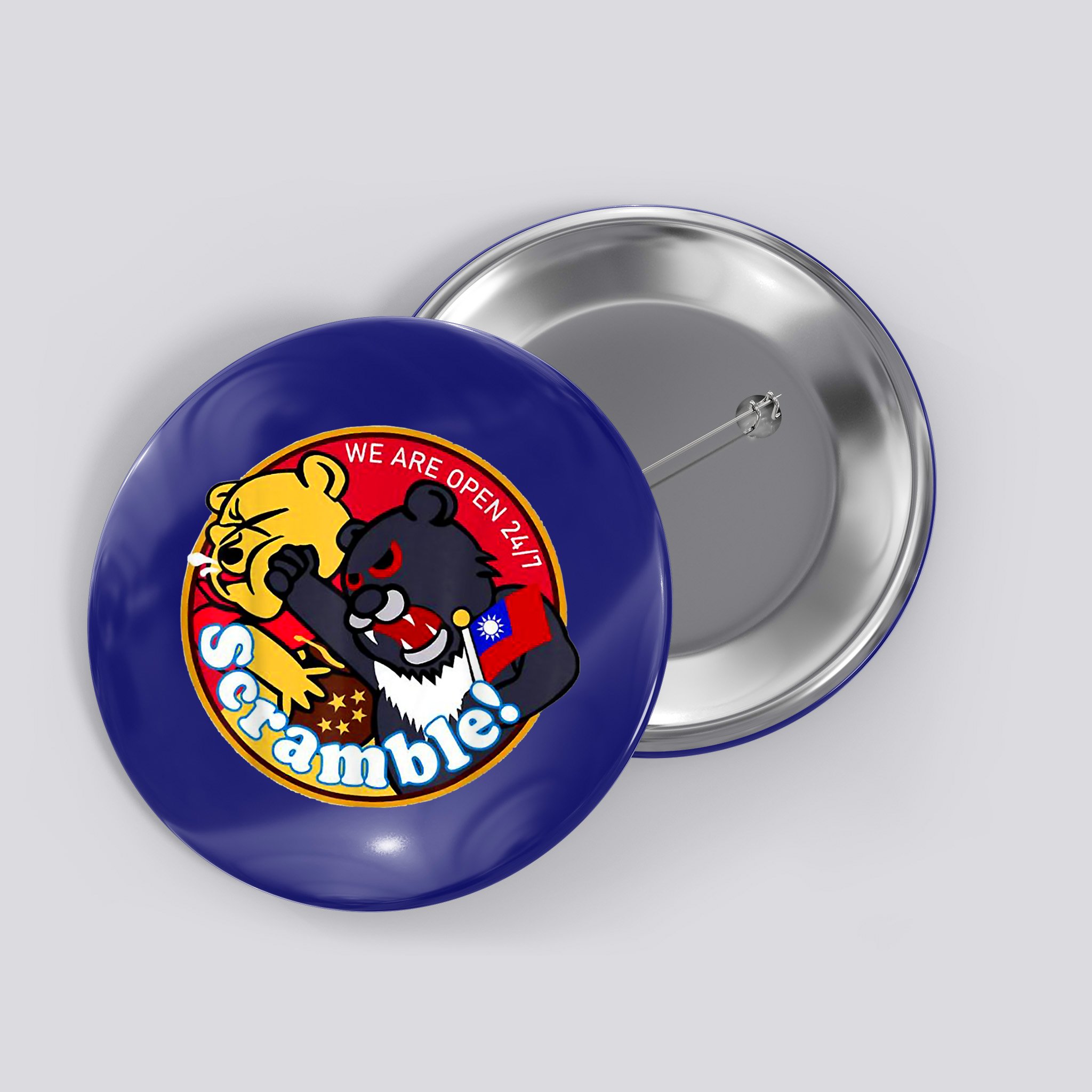 Taiwan Air Force Badge Button