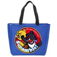 Taiwan Air Force Badge Zip Tote Bag