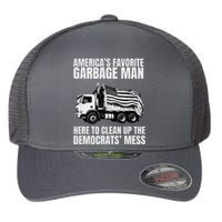 Trump AmericaS Favorite Garbage Man Trash Truck Photo Maga Flexfit Unipanel Trucker Cap