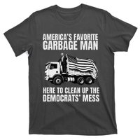 Trump AmericaS Favorite Garbage Man Trash Truck Photo Maga T-Shirt