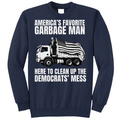 Trump AmericaS Favorite Garbage Man Trash Truck Photo Maga Sweatshirt