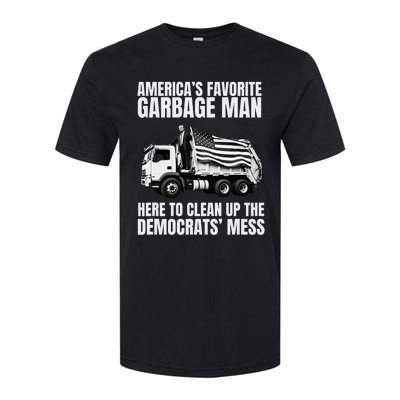 Trump AmericaS Favorite Garbage Man Trash Truck Photo Maga Softstyle CVC T-Shirt