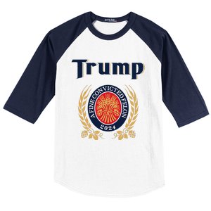 Trump A Fine Convicted Felon 2024 Beer Baseball Sleeve Shirt