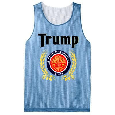 Trump A Fine President 2024 Mesh Reversible Basketball Jersey Tank