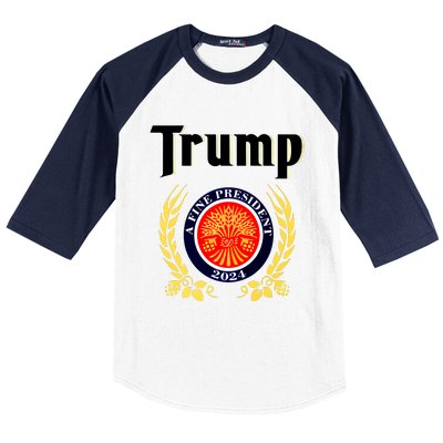 Trump A Fine President 2024 Baseball Sleeve Shirt