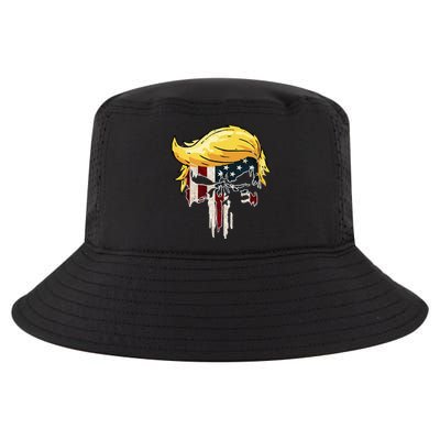 Trump American Flag 2024 Second Term Reelection  Cool Comfort Performance Bucket Hat