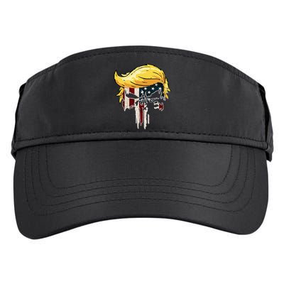 Trump American Flag 2024 Second Term Reelection  Adult Drive Performance Visor