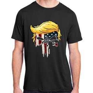 Trump American Flag 2024 Second Term Reelection  Adult ChromaSoft Performance T-Shirt