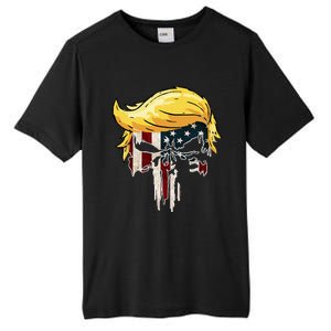 Trump American Flag 2024 Second Term Reelection  Tall Fusion ChromaSoft Performance T-Shirt