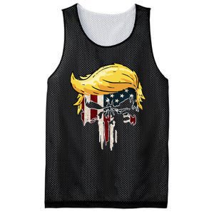 Trump American Flag 2024 Second Term Reelection  Mesh Reversible Basketball Jersey Tank