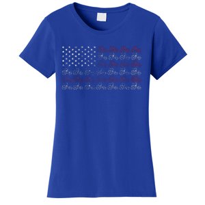 Tractor American Flag Farmer Women's T-Shirt