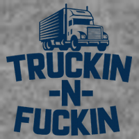 Truckin And Fuckin Funny Trucker Toddler Hoodie