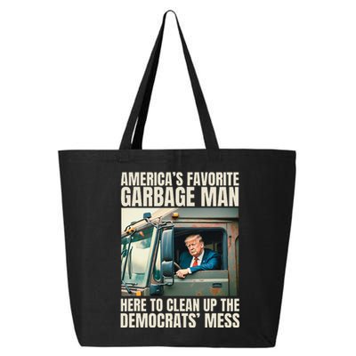 Trump AmericaS Favorite Garbage Man Trump In Trash Truck 25L Jumbo Tote