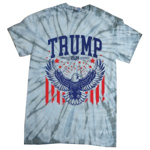 Trump American Flag Pro Trump America Tie-Dye T-Shirt