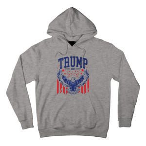 Trump American Flag Pro Trump America Tall Hoodie