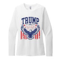 Trump American Flag Pro Trump America Womens CVC Long Sleeve Shirt