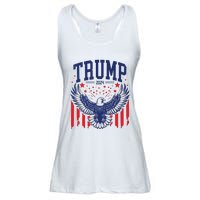 Trump American Flag Pro Trump America Ladies Essential Flowy Tank