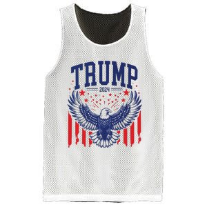 Trump American Flag Pro Trump America Mesh Reversible Basketball Jersey Tank