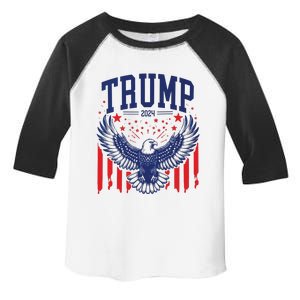 Trump American Flag Pro Trump America Toddler Fine Jersey T-Shirt