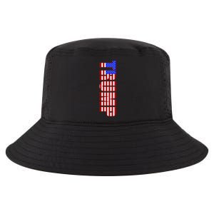 Trump American Flag Patriotic Fourth Of July Usa Cool Gift Cool Comfort Performance Bucket Hat