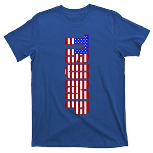 Trump American Flag Patriotic Fourth Of July Usa Cool Gift T-Shirt