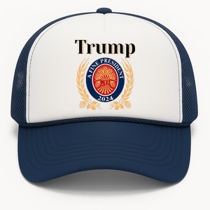 Trump A Fine President 2024 Re Election 2024 Trucker Hat